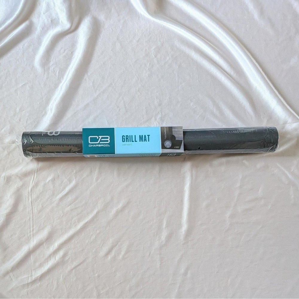 New Charbroil Grill Mat 48x30 Heavy Duty BBQ Deck Patio Protector Waterproof NWT - Picture 6 of 7